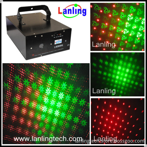 Red and Green Twinkling Laser Lights